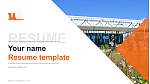 University of Burgundy Resume Templat PPT