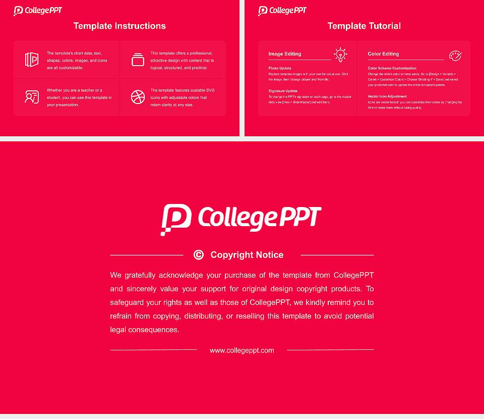 University of Poitiers Academic Presentation/Research Findings Report PPT Template16:9 ratio PPT effect preview image5