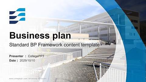 University of Toulon Competition/Entrepreneurship Contest PPT Template