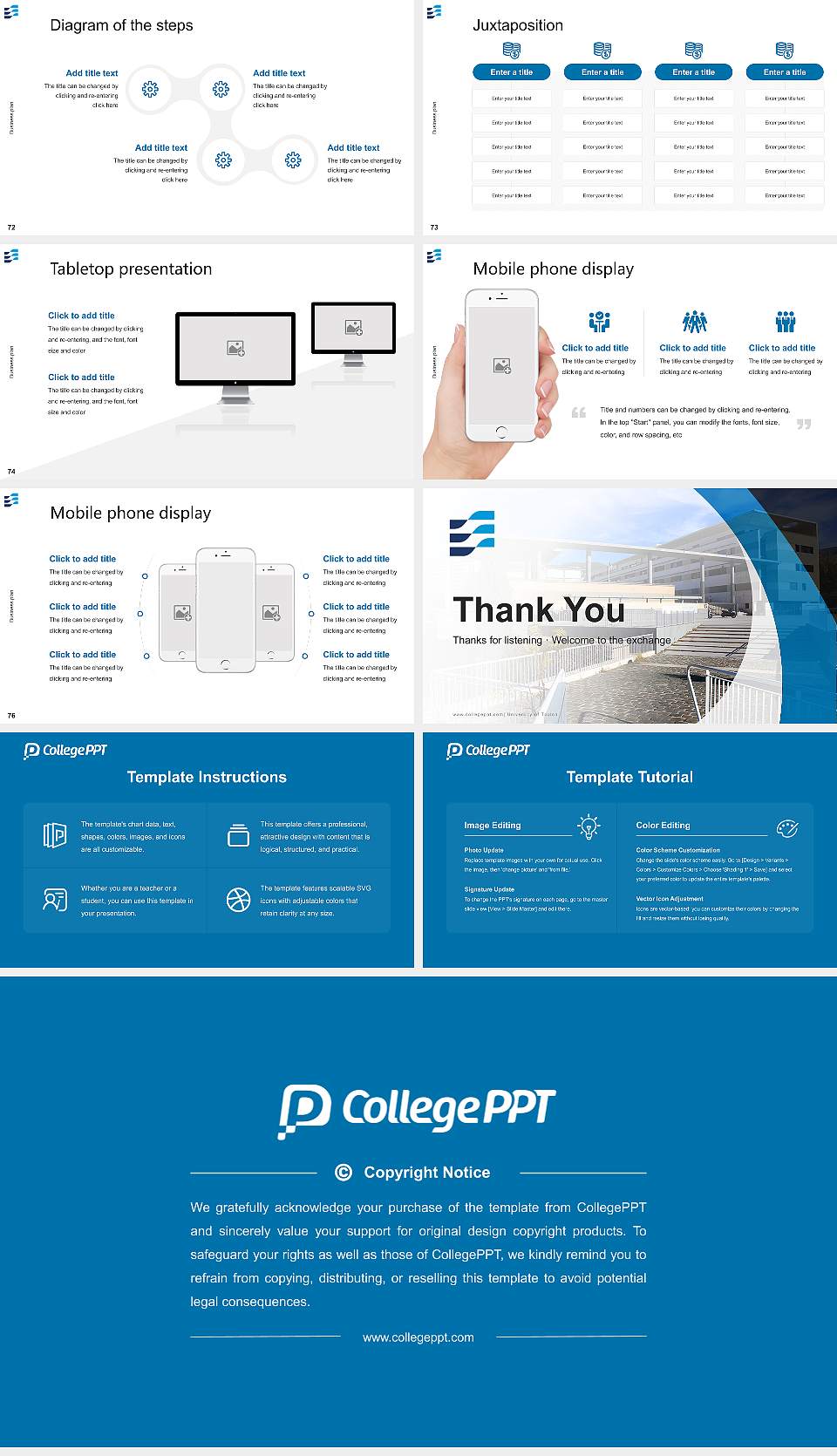 University of Toulon Competition/Entrepreneurship Contest PPT Template16:9 ratio PPT effect preview image9