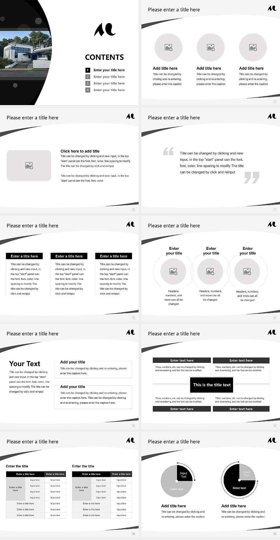 University of Bordeaux Montaigne Course/Courseware Creation PPT Template4:3 ratio PPT effect preview image2