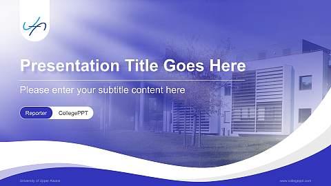 University of Upper Alsace Lecture Sharing and Networking Event PPT Template