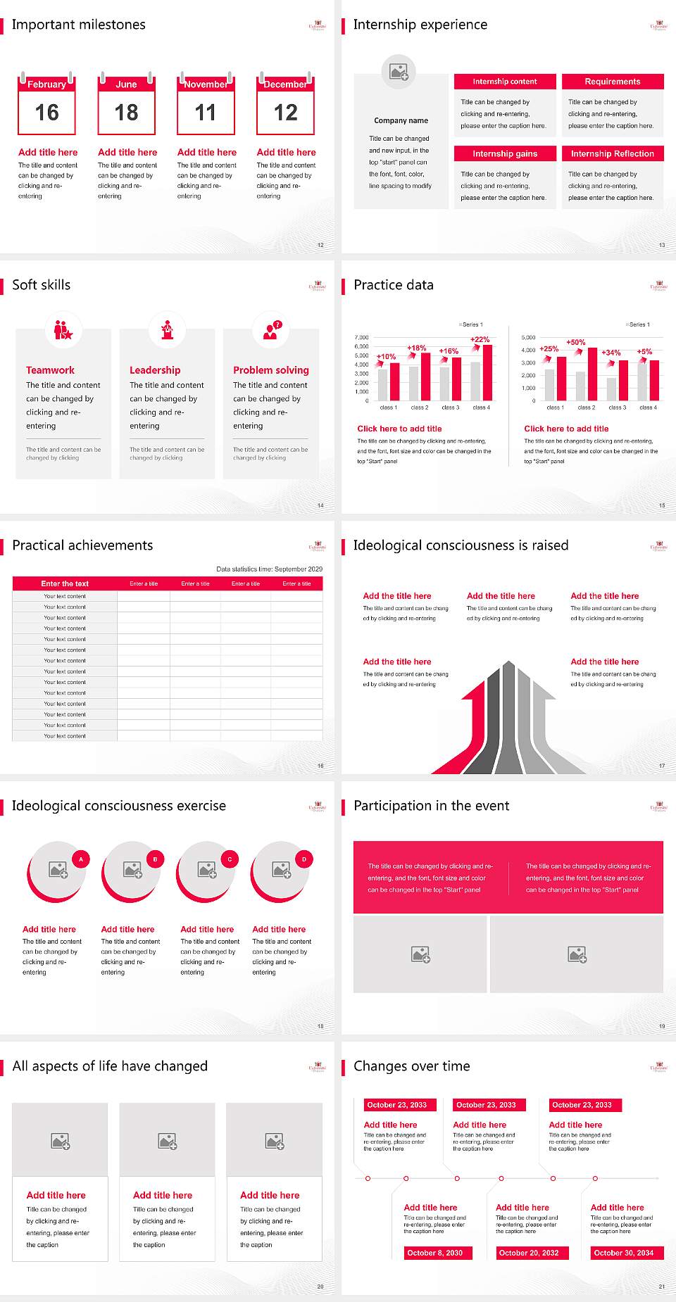 University of Poitiers National Scholarship Defense PPT Template4:3 ratio PPT effect preview image3