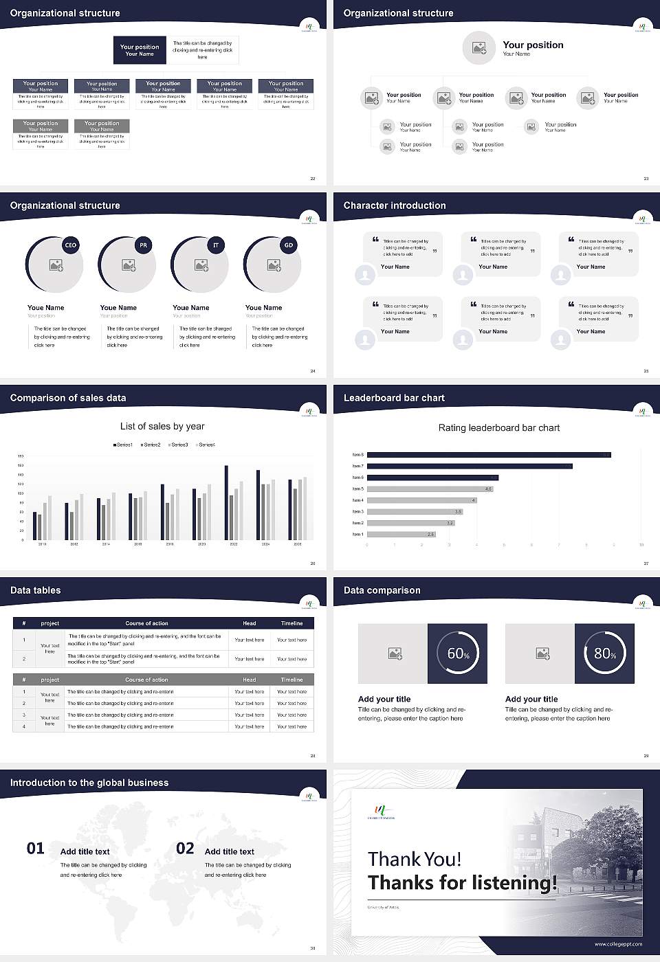 University of Artois Academic Presentation/Research Findings Report PPT Template16:9 ratio PPT effect preview image4