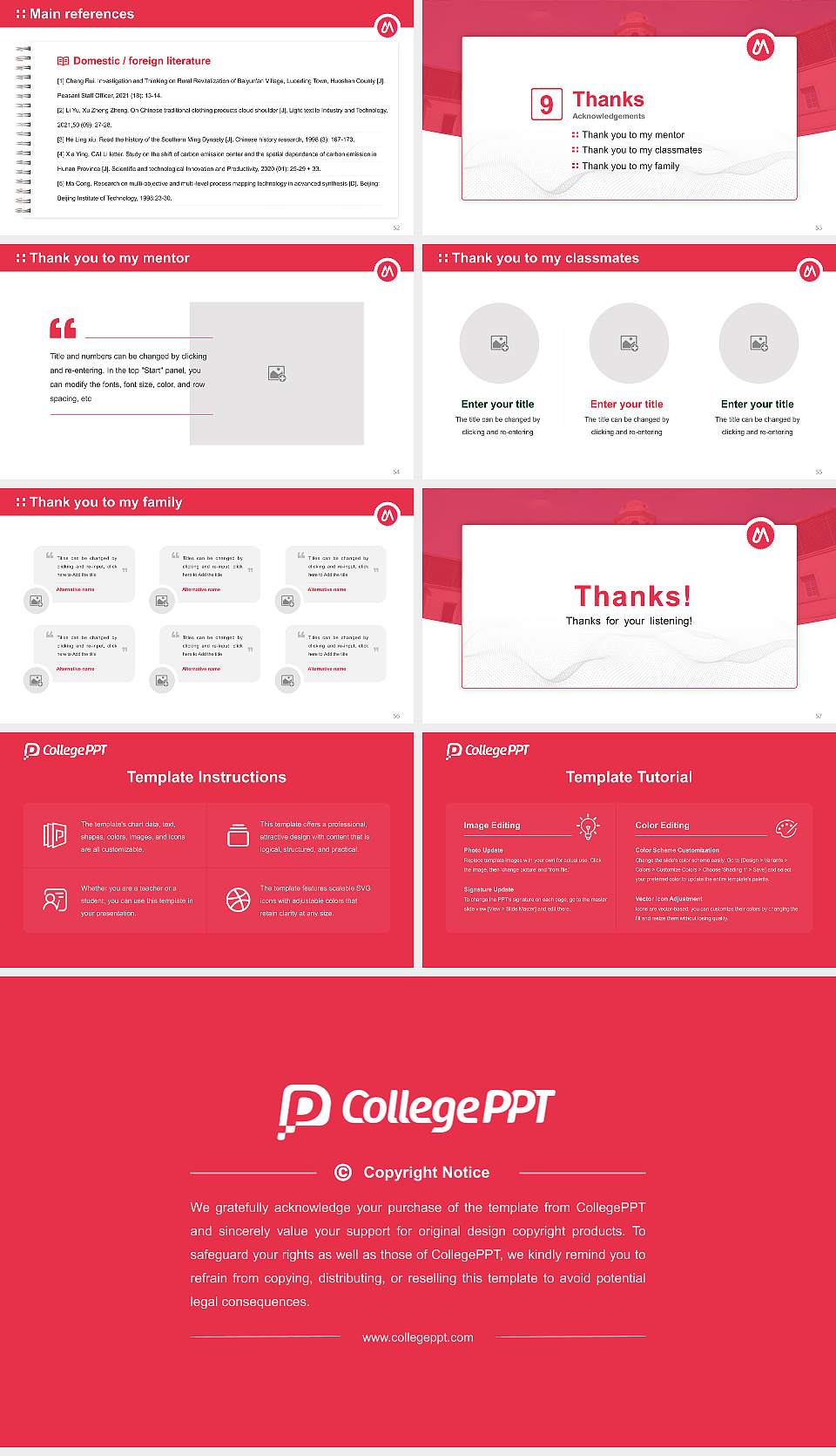 University of Montpellier Graduation Thesis Defense PPT Template16:9 ratio PPT effect preview image7