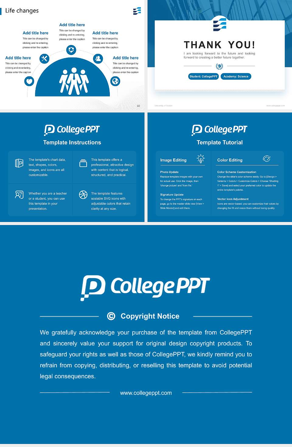 University of Toulon National Scholarship Defense PPT Template4:3 ratio PPT effect preview image4