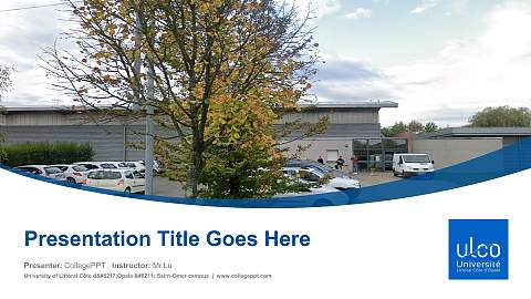 University of Littoral Côte d’Opale – Saint-Omer campus Course/Courseware Creation PPT Template