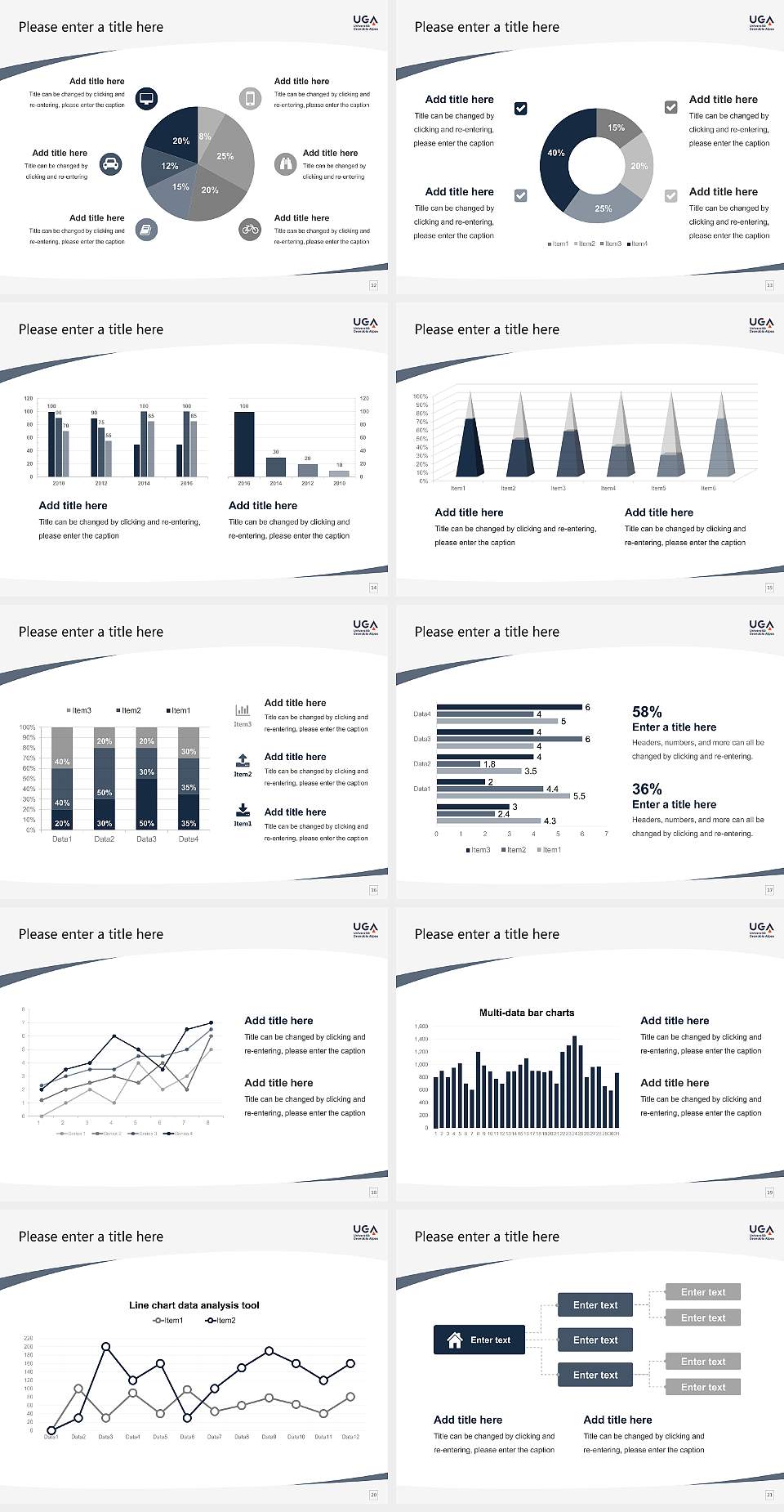 University of Grenoble Alpes Course/Courseware Creation PPT Template4:3 ratio PPT effect preview image3