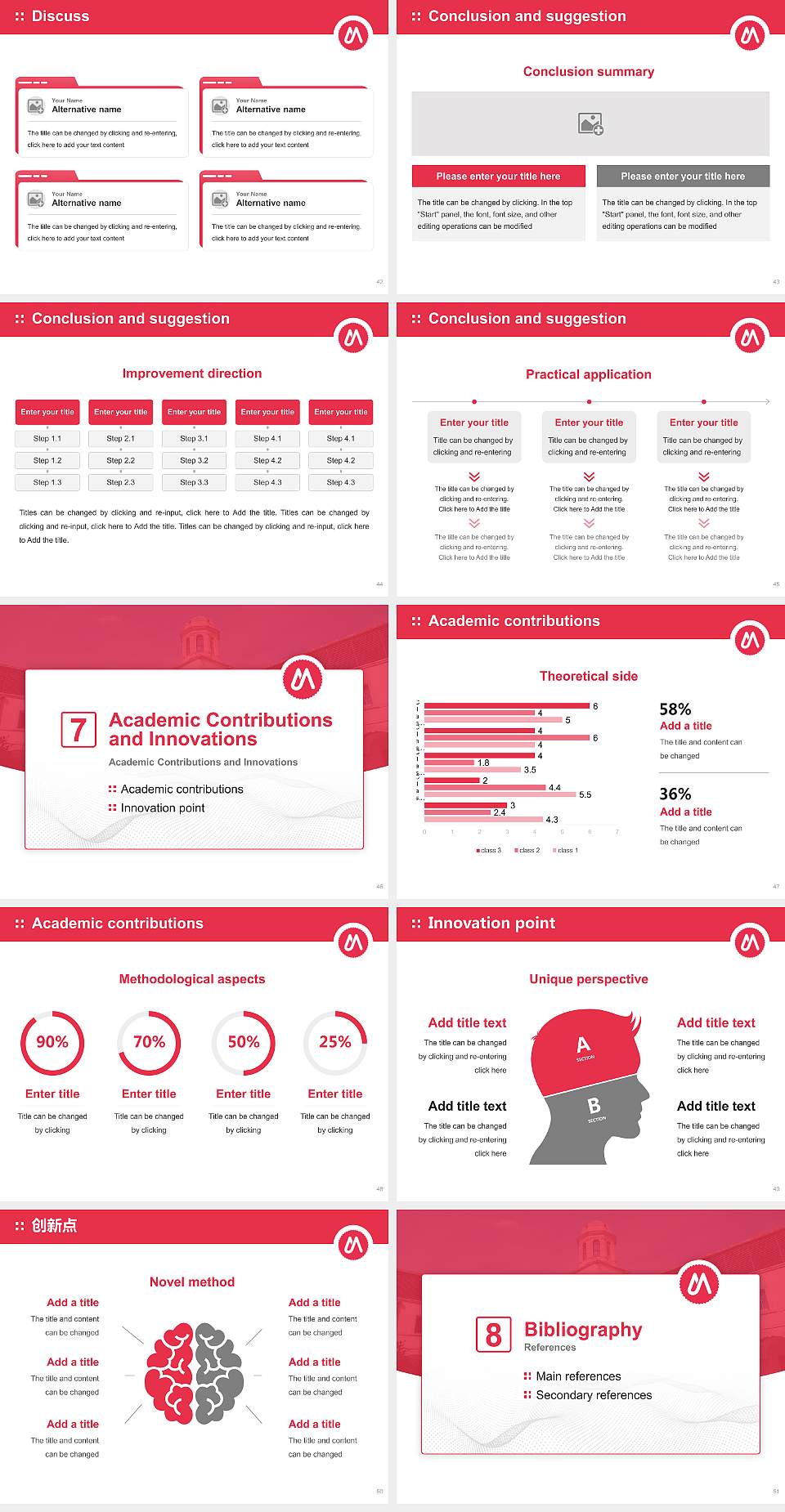 University of Montpellier Graduation Thesis Defense PPT Template4:3 ratio PPT effect preview image6