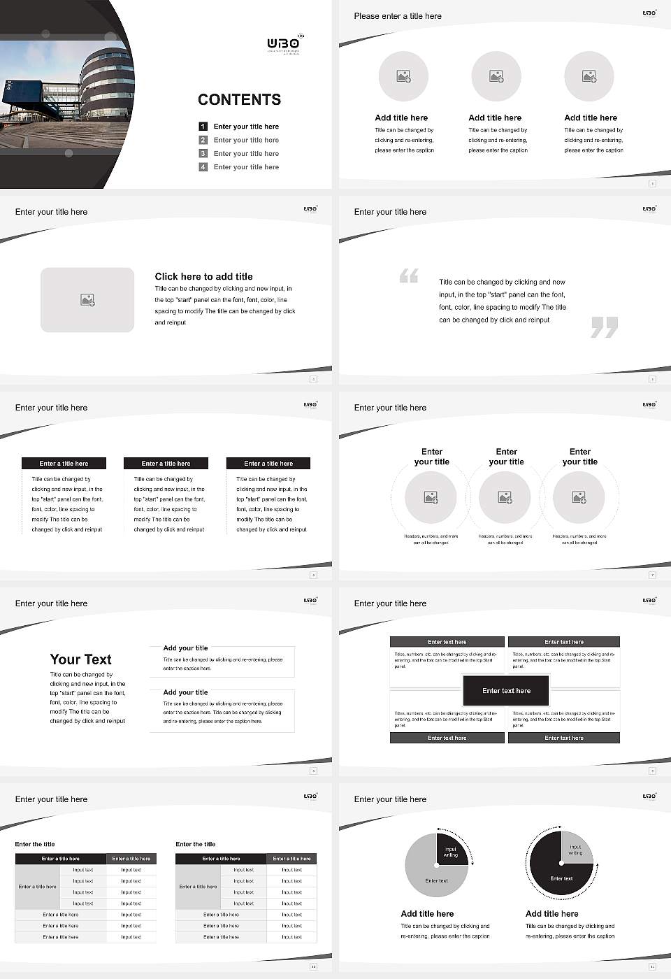 University of Western Brittany Course/Courseware Creation PPT Template16:9 ratio PPT effect preview image2