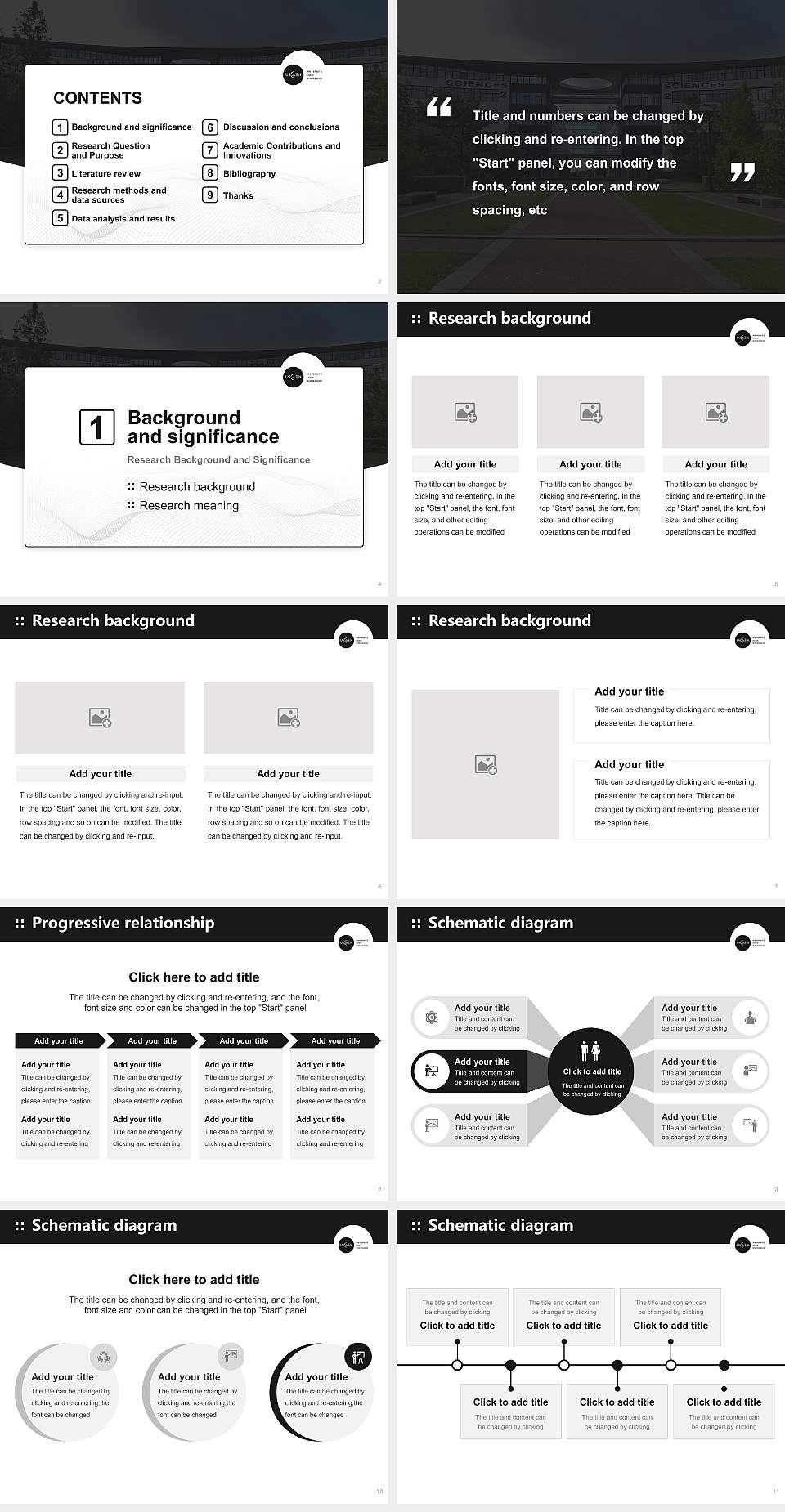 University of Caen Normandy Graduation Thesis Defense PPT Template4:3 ratio PPT effect preview image2