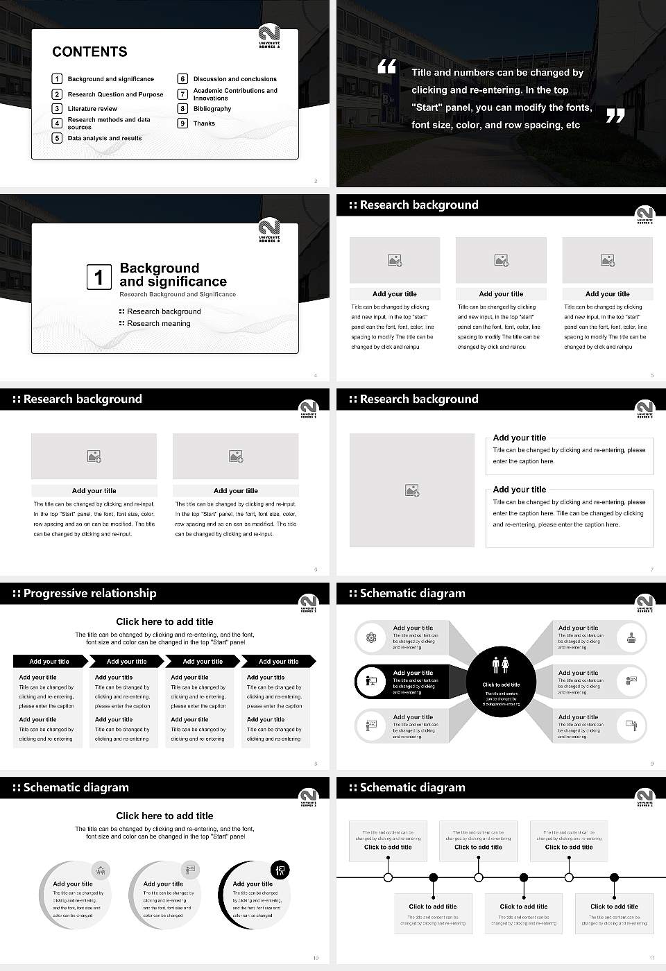 University of Rennes 2 Graduation Thesis Defense PPT Template16:9 ratio PPT effect preview image2
