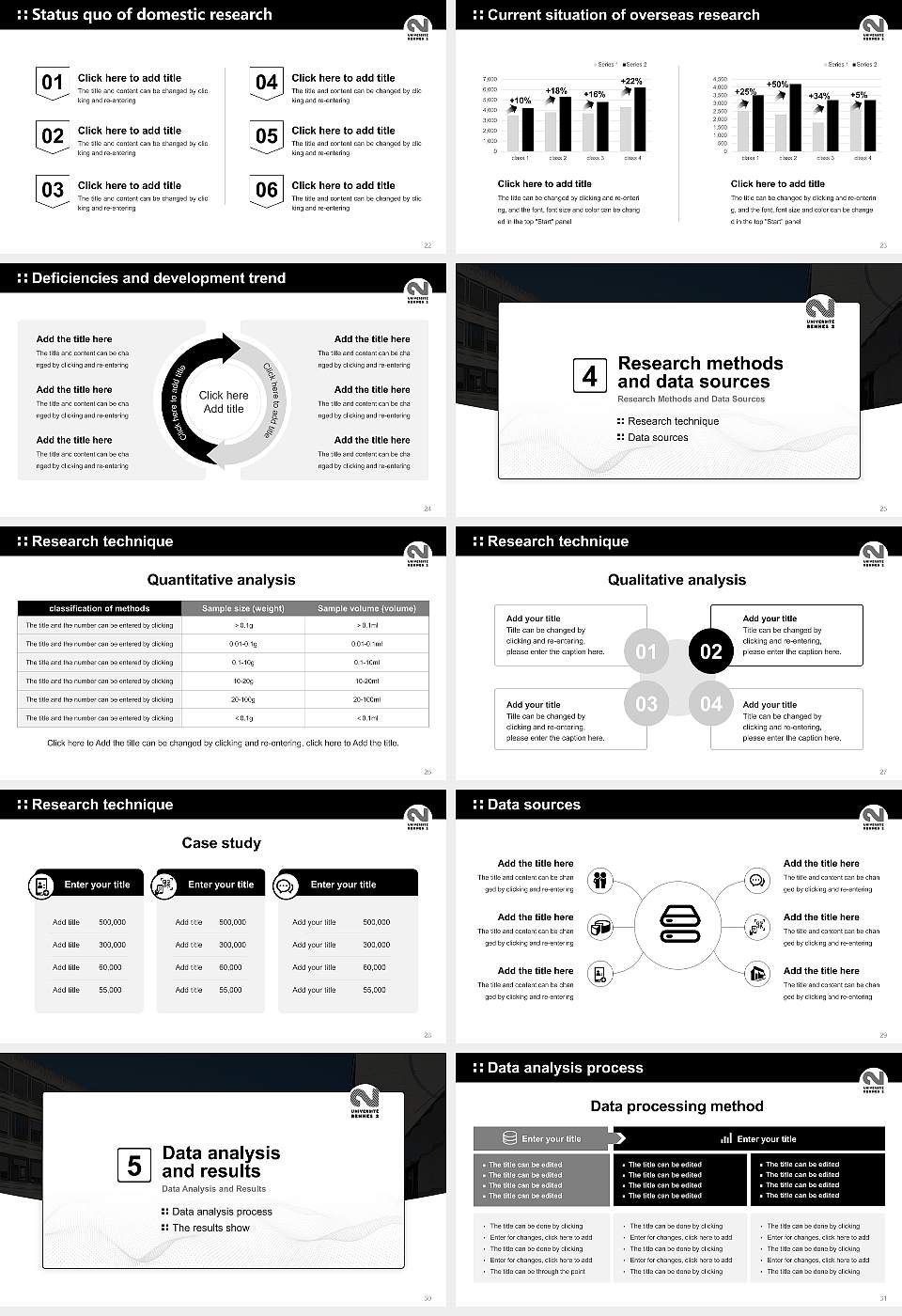 University of Rennes 2 Graduation Thesis Defense PPT Template16:9 ratio PPT effect preview image4