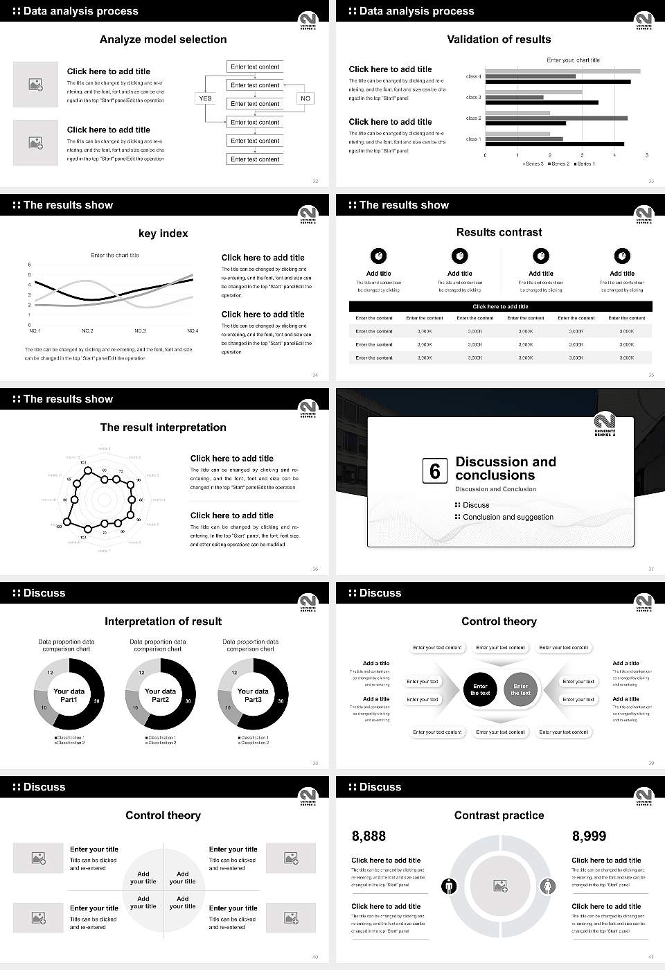 University of Rennes 2 Graduation Thesis Defense PPT Template16:9 ratio PPT effect preview image5