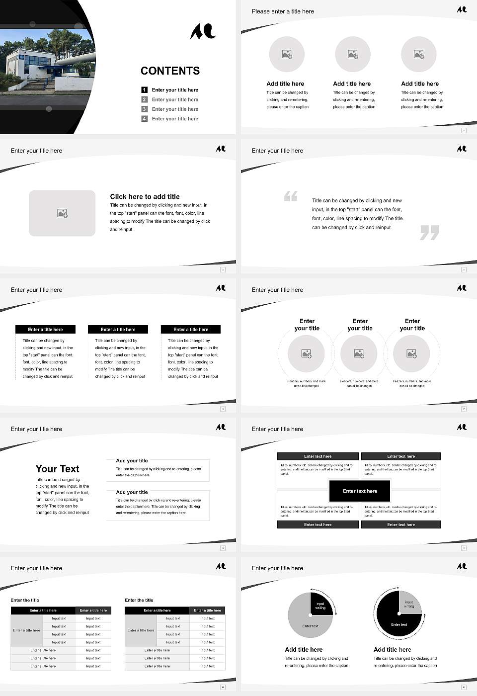 University of Bordeaux Montaigne Course/Courseware Creation PPT Template16:9 ratio PPT effect preview image2