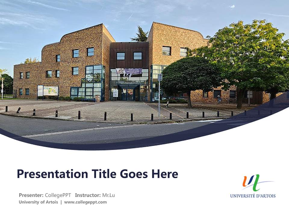 University of Artois Course/Courseware Creation PPT Template4:3 ratio PPT effect preview image5