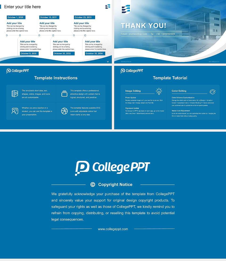 University of Toulon Lecture Sharing and Networking Event PPT Template16:9 ratio PPT effect preview image4