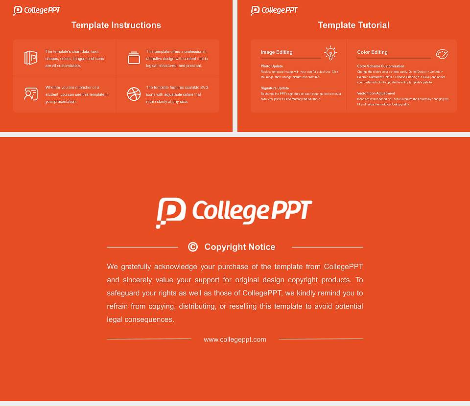 University of Nîmes Course/Courseware Creation PPT Template16:9 ratio PPT effect preview image5