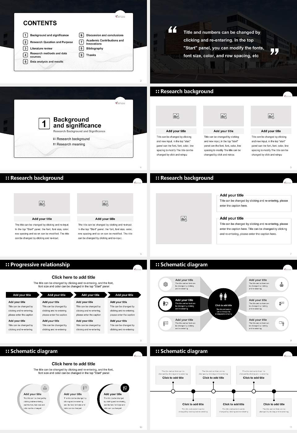 Toulouse-Jean Jaurès University Graduation Thesis Defense PPT Template16:9 ratio PPT effect preview image2