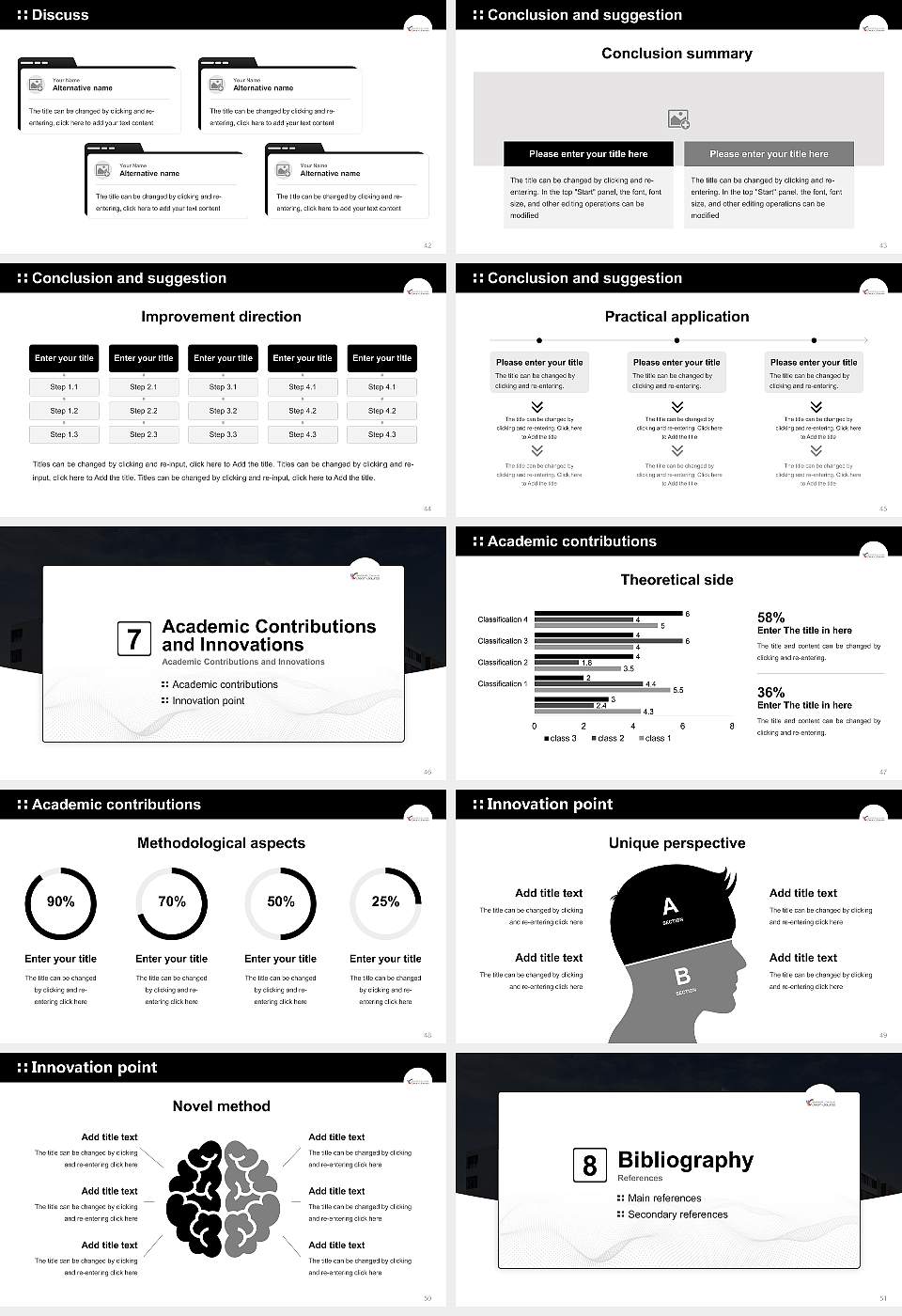 Toulouse-Jean Jaurès University Graduation Thesis Defense PPT Template16:9 ratio PPT effect preview image6