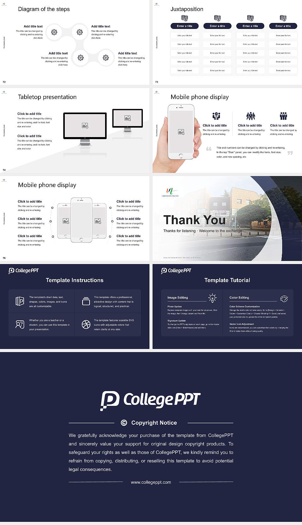 University of Artois Competition/Entrepreneurship Contest PPT Template16:9 ratio PPT effect preview image9