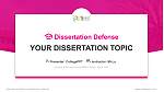 University of Pau and Pays de l’Adour Disputation Powerpoint Vorlage