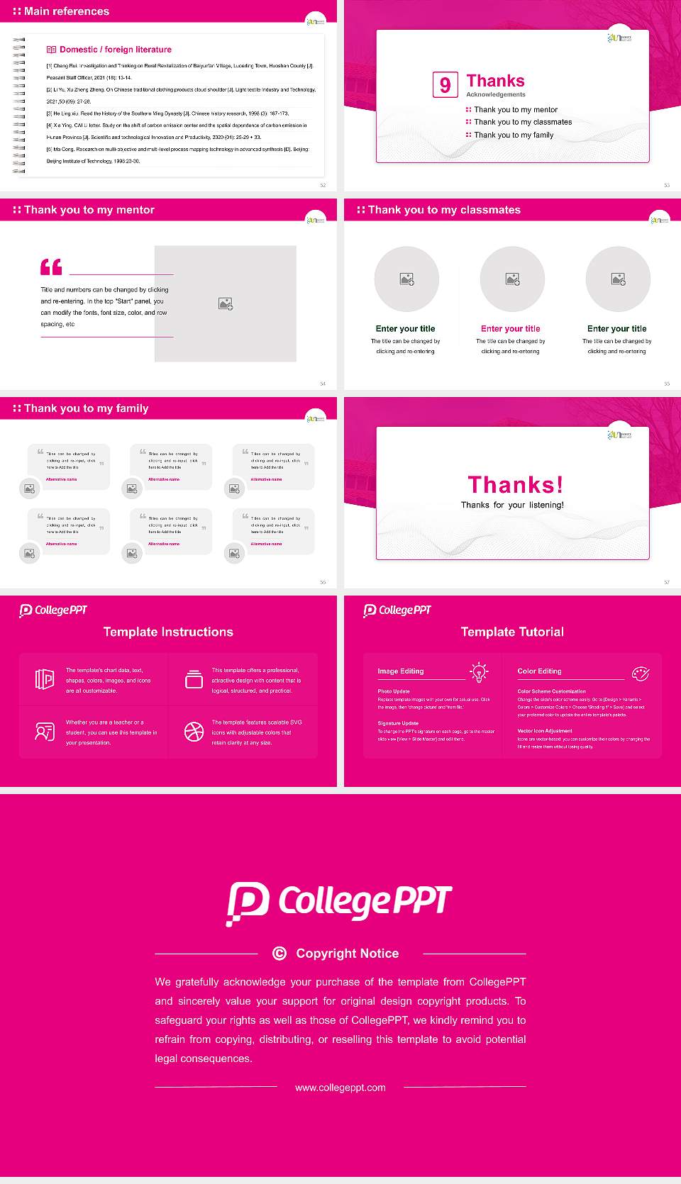 University of Pau and Pays de l’Adour Graduation Thesis Defense PPT Template16:9 ratio PPT effect preview image7