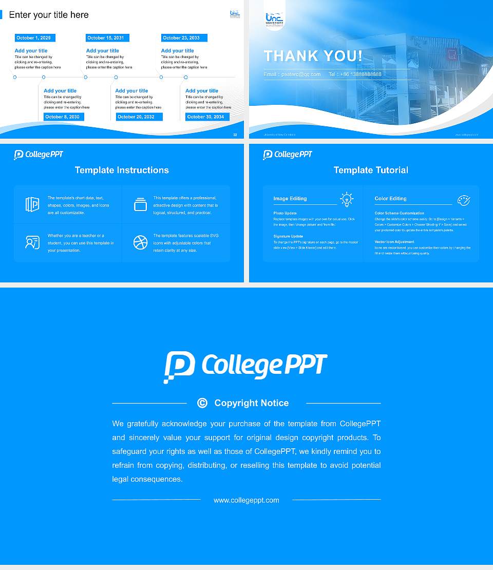 University of New Caledonia Lecture Sharing and Networking Event PPT Template16:9 ratio PPT effect preview image4