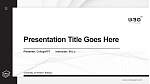 University of Western Brittany Thesis Proposal/Graduation Defense PPT Template