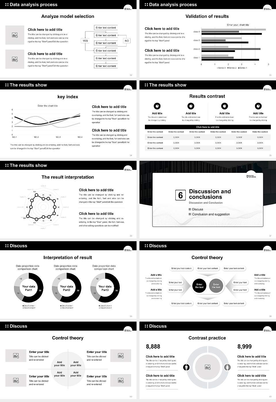 University of Nantes Graduation Thesis Defense PPT Template16:9 ratio PPT effect preview image5
