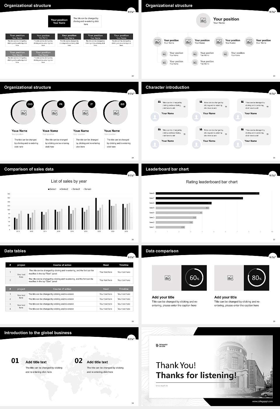 University of Lille Academic Presentation/Research Findings Report PPT Template16:9 ratio PPT effect preview image4