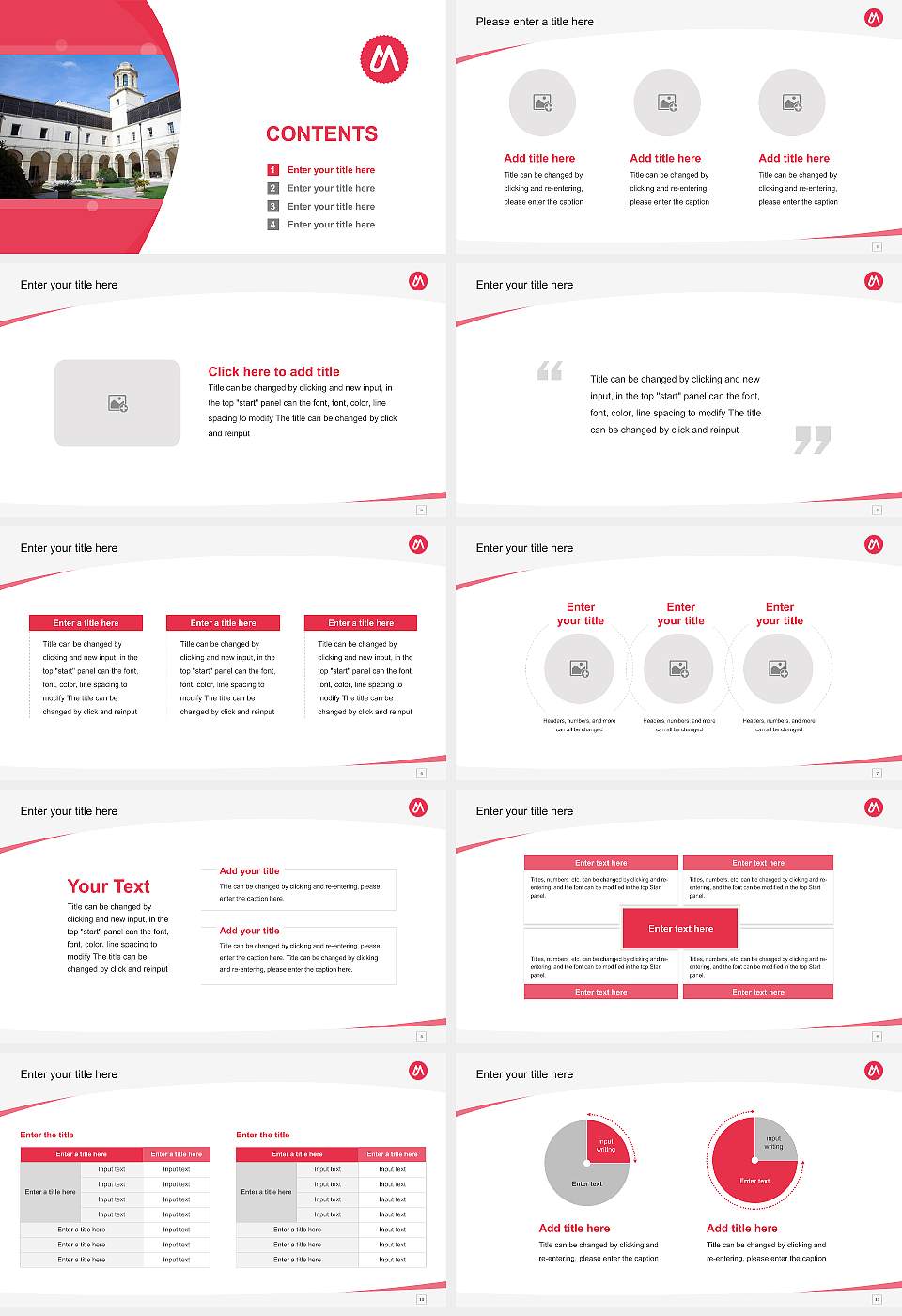 University of Montpellier Course/Courseware Creation PPT Template16:9 ratio PPT effect preview image2
