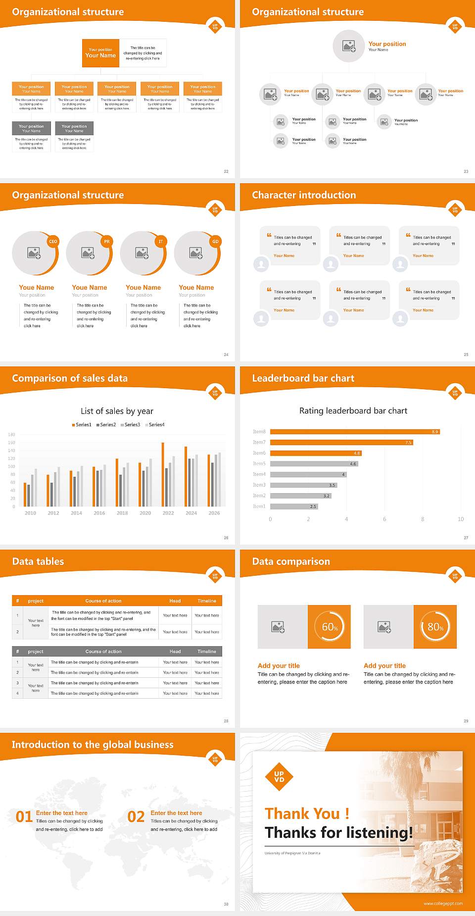 University of Perpignan Via Domitia Academic Presentation/Research Findings Report PPT Template4:3 ratio PPT effect preview image4
