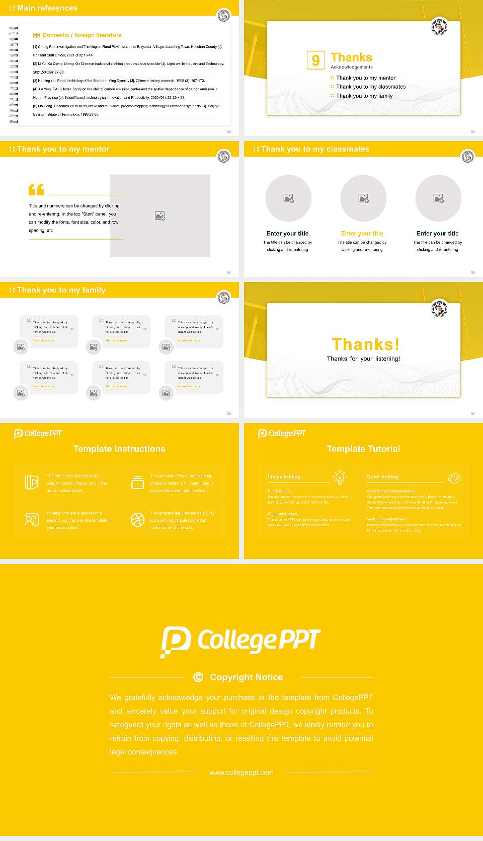 University of Toulouse III – Paul Sabatier Graduation Thesis Defense PPT Template16:9 ratio PPT effect preview image7