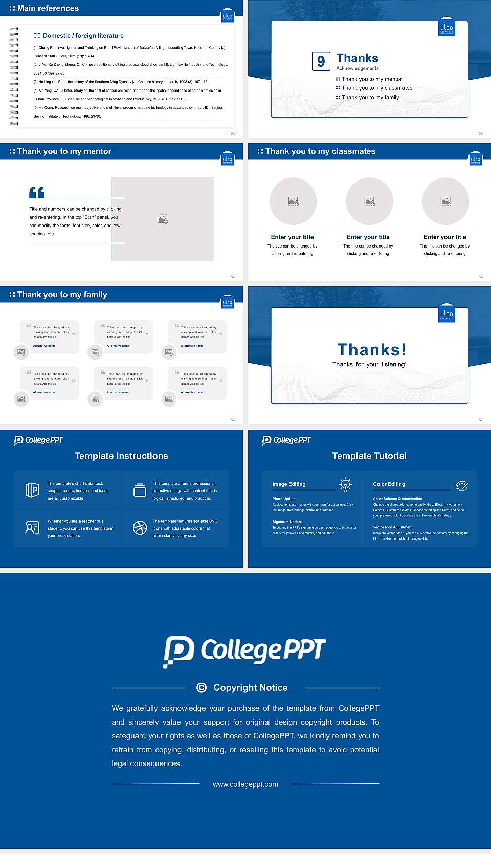 University of Littoral Côte d’Opale – Saint-Omer campus Graduation Thesis Defense PPT Template16:9 ratio PPT effect preview image7