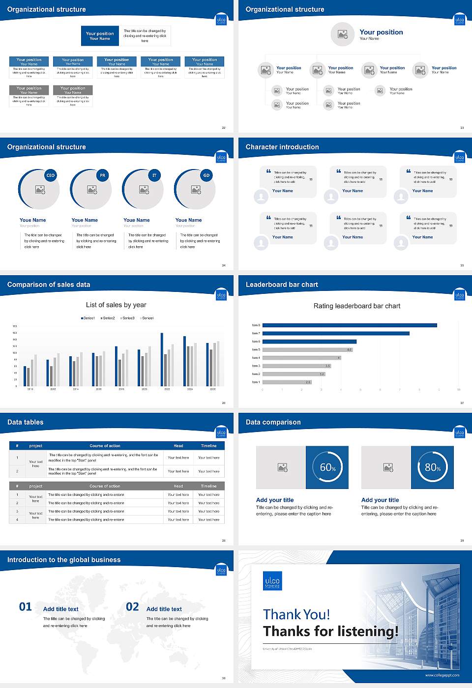 University of Littoral Côte d’Opale Academic Presentation/Research Findings Report PPT Template16:9 ratio PPT effect preview image4