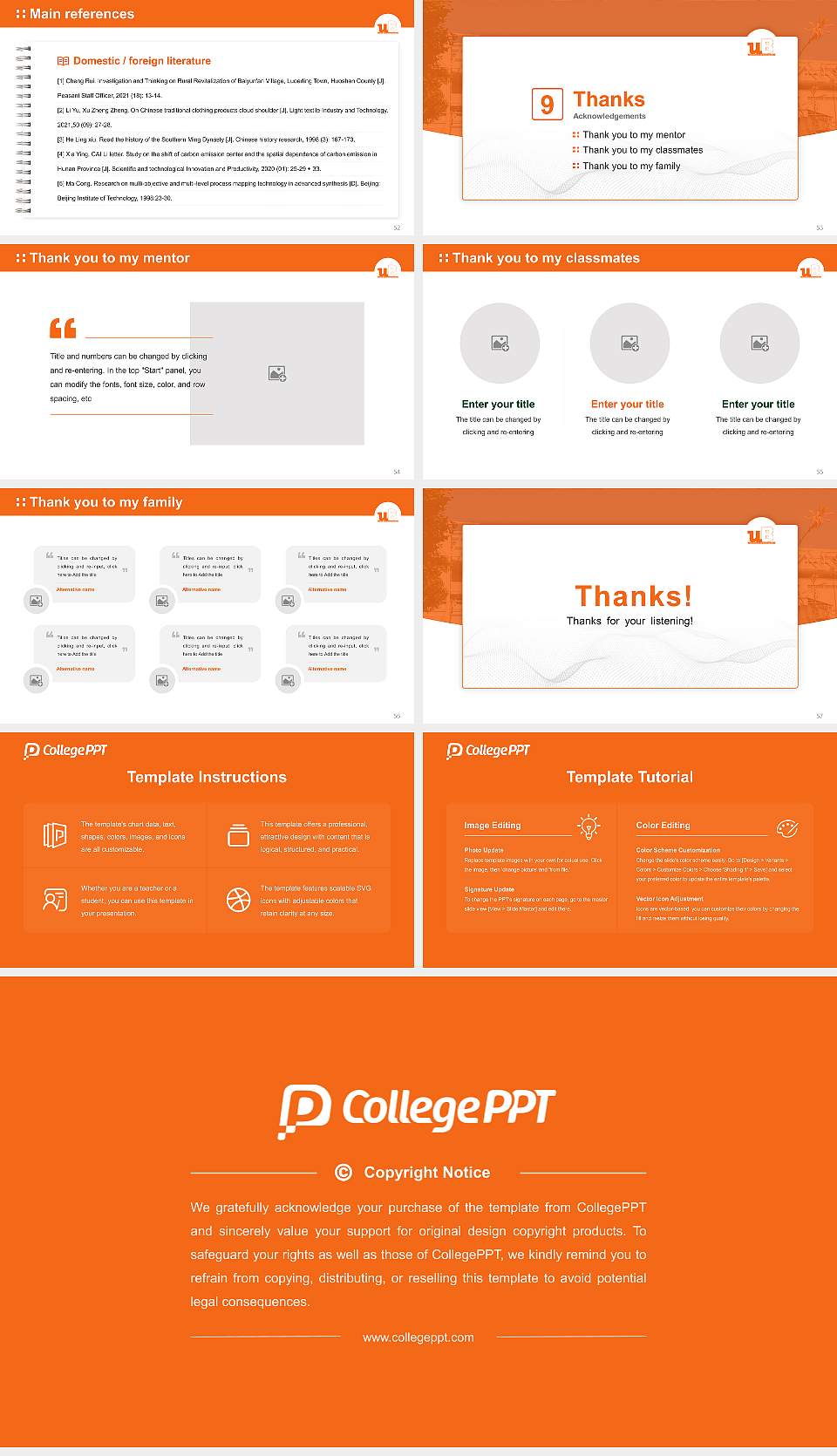 University of Burgundy Graduation Thesis Defense PPT Template16:9 ratio PPT effect preview image7