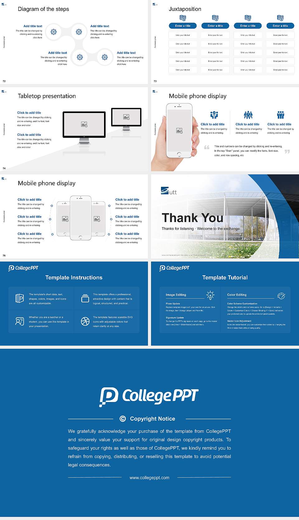 University of Technology of Troyes Competition/Entrepreneurship Contest PPT Template16:9 ratio PPT effect preview image9