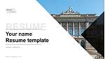 University of Strasbourg Resume PPT Template