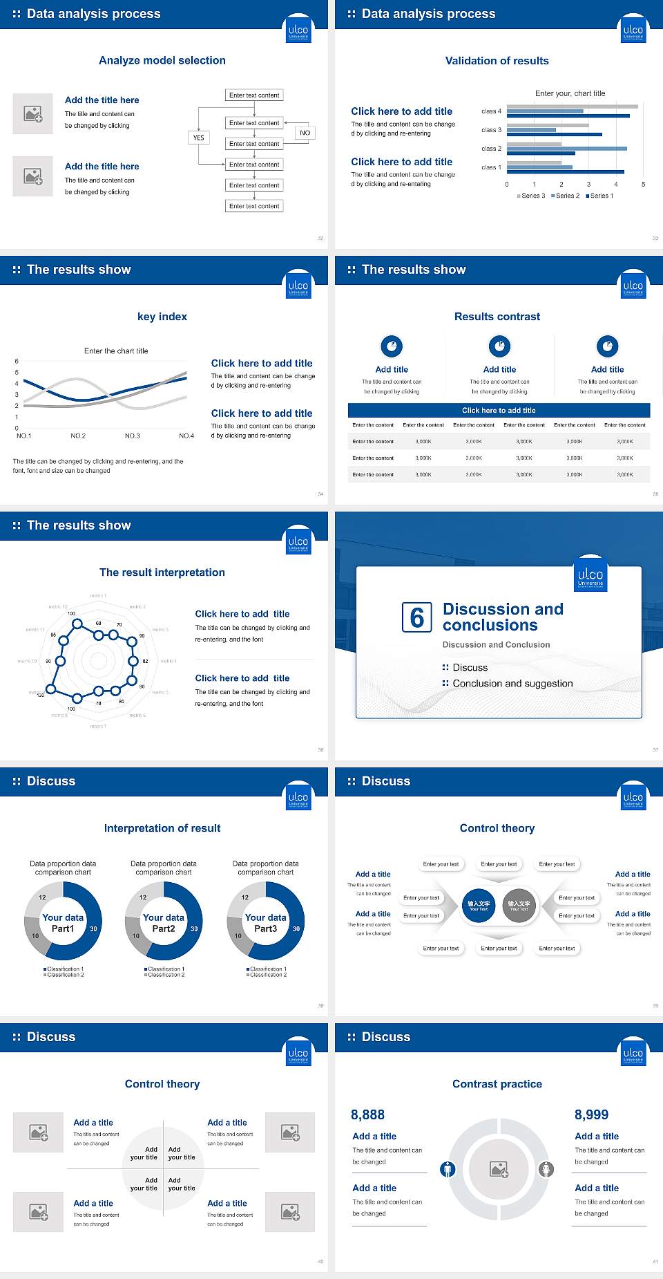 University of Littoral Côte d’Opale – Boulogne-sur-Mer campus Graduation Thesis Defense PPT Template4:3 ratio PPT effect preview image5