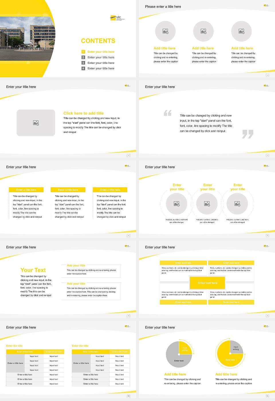 University of Technology of Compiègne Course/Courseware Creation PPT Template16:9 ratio PPT effect preview image2