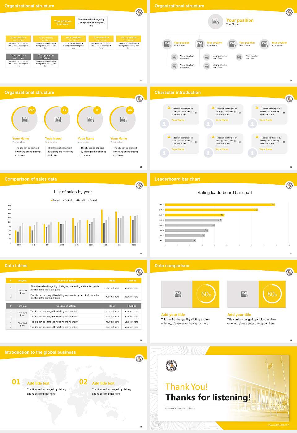 University of Toulouse III – Paul Sabatier Academic Presentation/Research Findings Report PPT Template16:9 ratio PPT effect preview image4