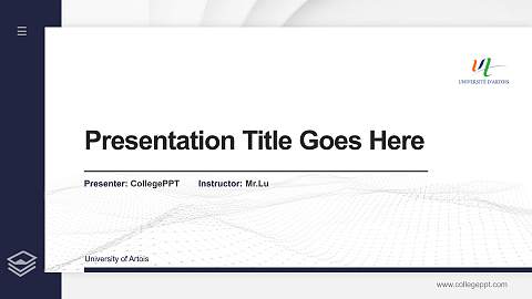 University of Artois Thesis Proposal/Graduation Defense PPT Template