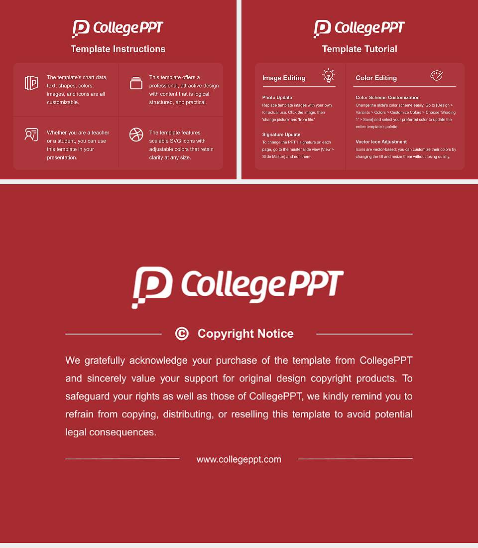 University of Rennes 1 Course/Courseware Creation PPT Template4:3 ratio PPT effect preview image5