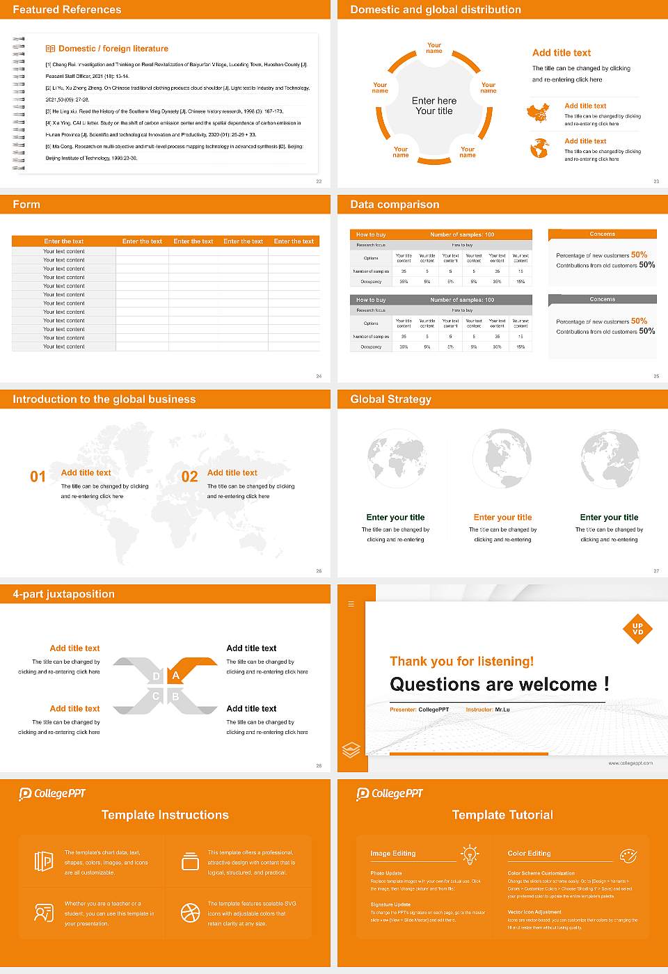 University of Perpignan Via Domitia Thesis Proposal/Graduation Defense PPT Template16:9 ratio PPT effect preview image4