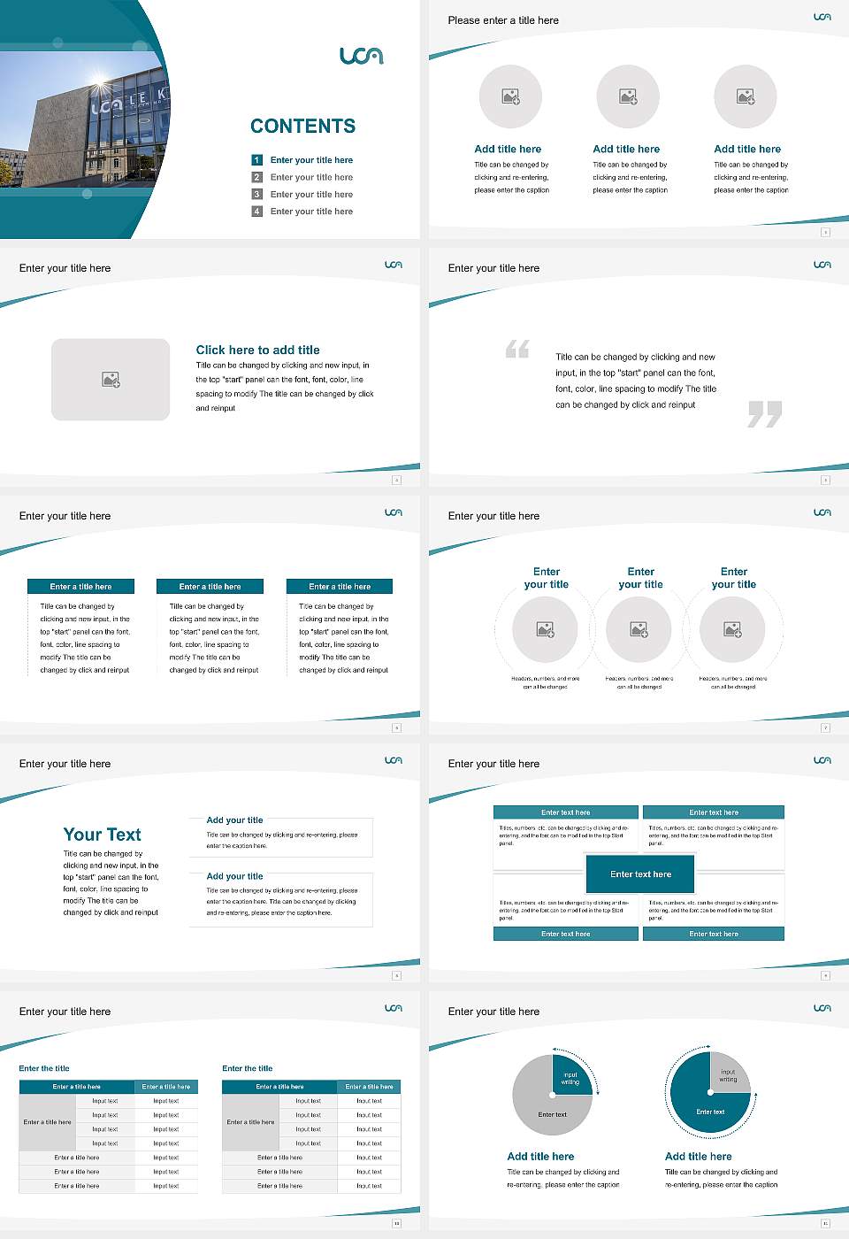 University of Clermont Auvergne Course/Courseware Creation PPT Template16:9 ratio PPT effect preview image2