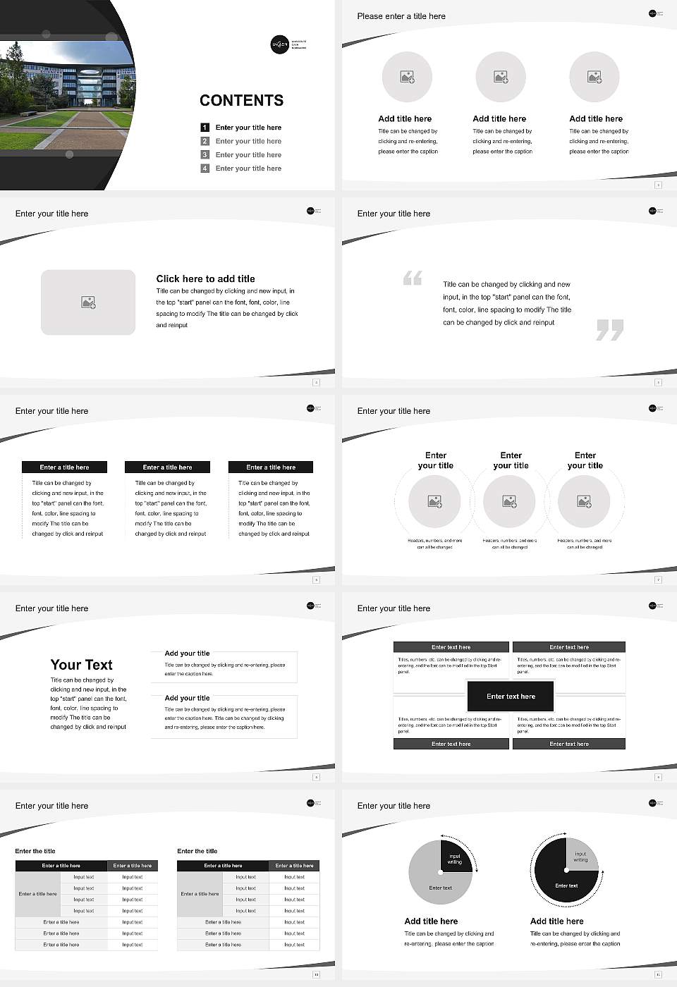 University of Caen Normandy Course/Courseware Creation PPT Template16:9 ratio PPT effect preview image2