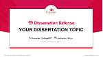 University of Poitiers Graduation Thesis Defense PPT Template