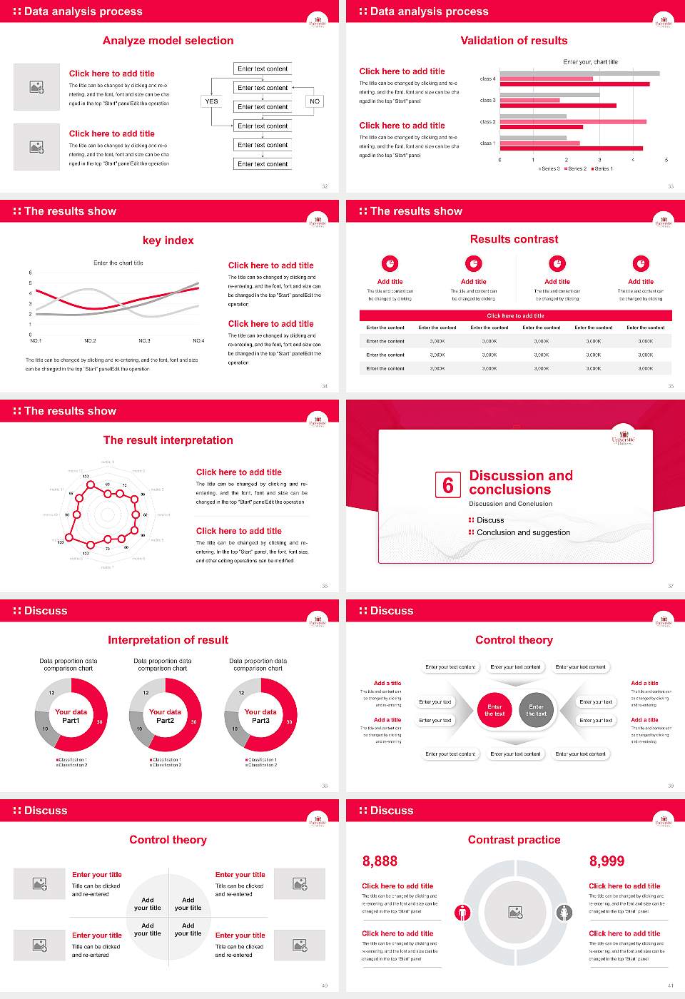University of Poitiers Graduation Thesis Defense PPT Template16:9 ratio PPT effect preview image5