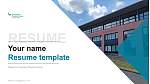 Polytechnic University of Hauts-de-France CV PPT-sjabloon